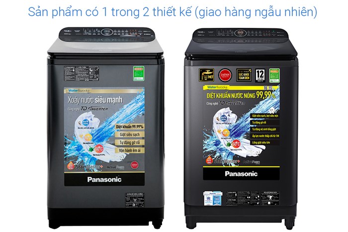 Máy giặt Panasonic Inverter 10.5 Kg NA-FD10VR1BV Màu Đen