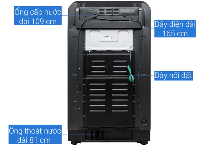 Máy giặt Panasonic Inverter 10.5 Kg NA-FD10VR1BV Màu Đen