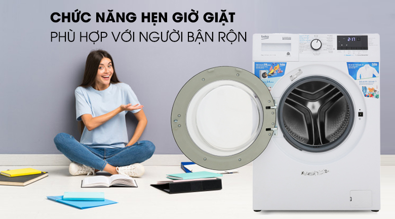 Máy giặt Beko Inverter 9 kg WCV9612XB0ST - 13