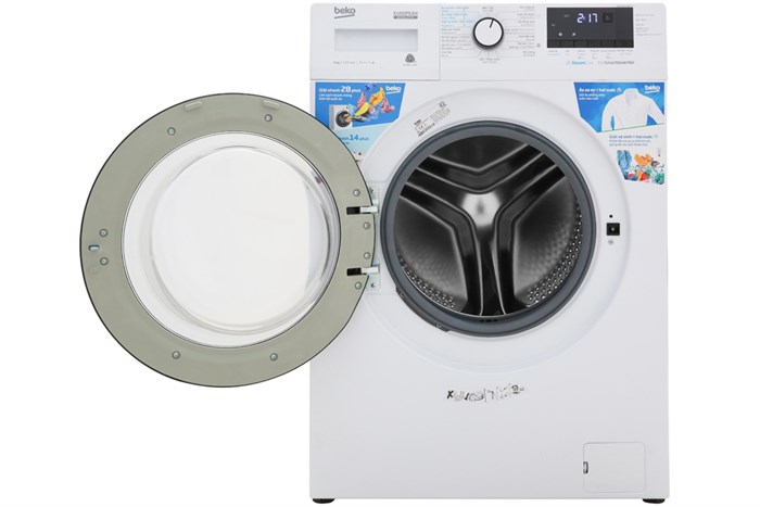 Máy giặt Beko Inverter 9 kg WCV9612XB0ST Màu Trắng