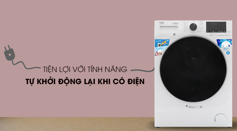 Máy giặt Beko Inverter 9 kg WCV9649XWST - 12