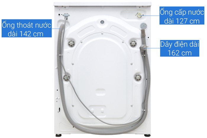 Máy giặt Beko Inverter 9 kg WCV9649XWST Màu Trắng