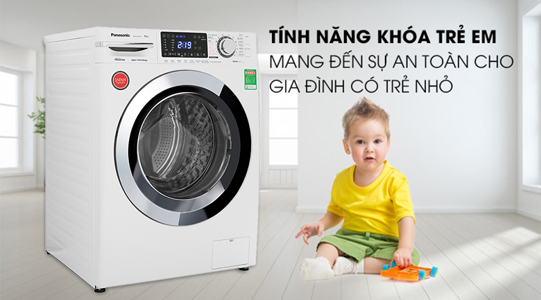 Máy giặt Panasonic Inverter 9 Kg NA-V90FG1WVT