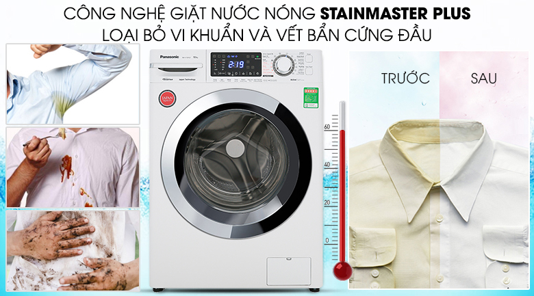 Máy giặt Panasonic Inverter 9 Kg NA-V90FG1WVT