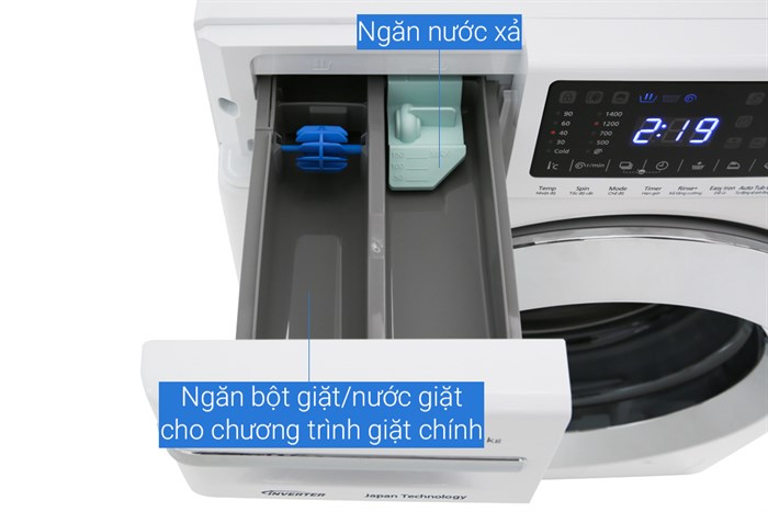 Máy giặt Panasonic Inverter 9 Kg NA-V90FG1WVT Màu Trắng