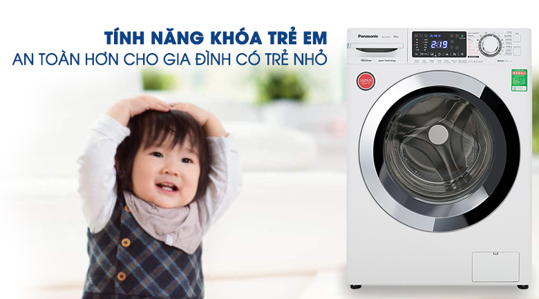 Máy giặt Panasonic Inverter 10 Kg NA-V10FG1WVT