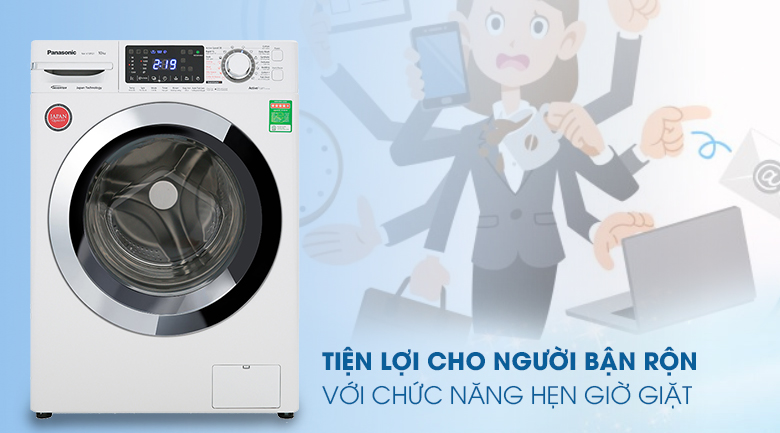 Máy giặt Panasonic Inverter 10 Kg NA-V10FG1WVT
