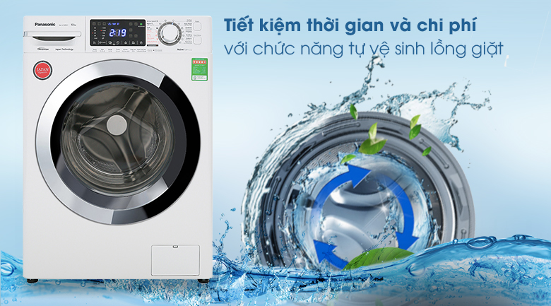 Máy giặt Panasonic Inverter 10 Kg NA-V10FG1WVT