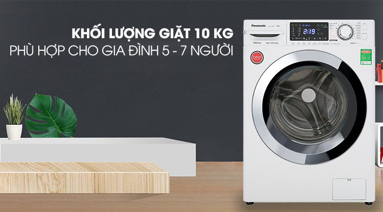 Máy giặt Panasonic Inverter 10 Kg NA-V10FG1WVT