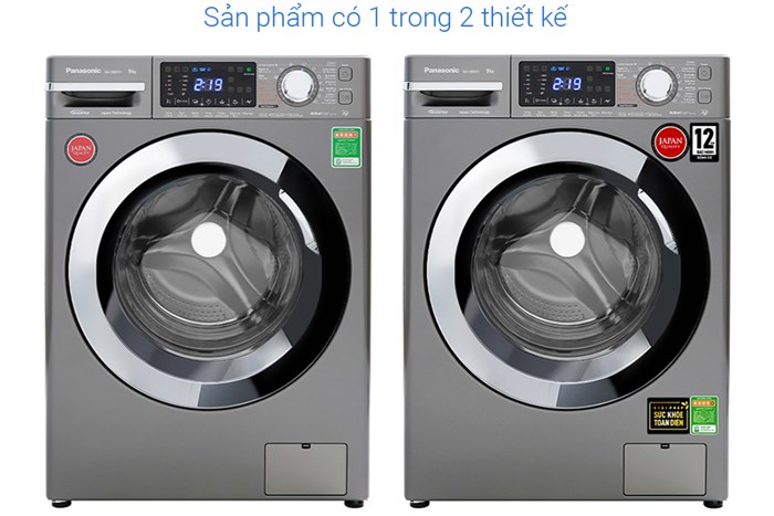 Máy giặt Panasonic Inverter 9 Kg NA-V90FX1LVT Màu Xám