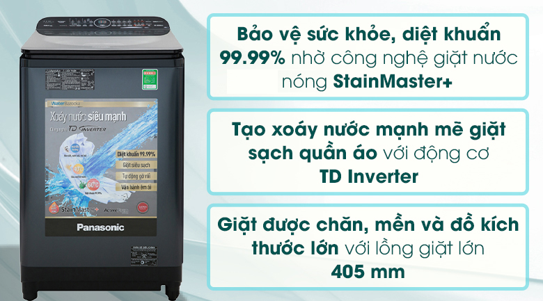 Máy giặt Panasonic Inverter 12.5 Kg NA-FD12VR1BV - 2