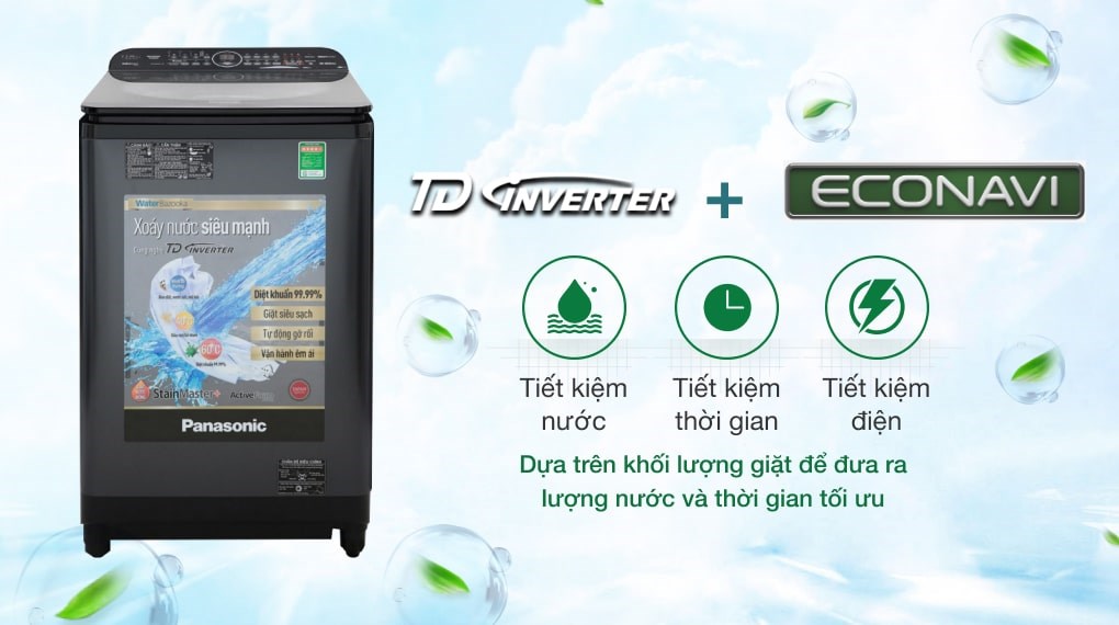 Máy giặt Panasonic Inverter 12.5 Kg NA-FD12VR1BV