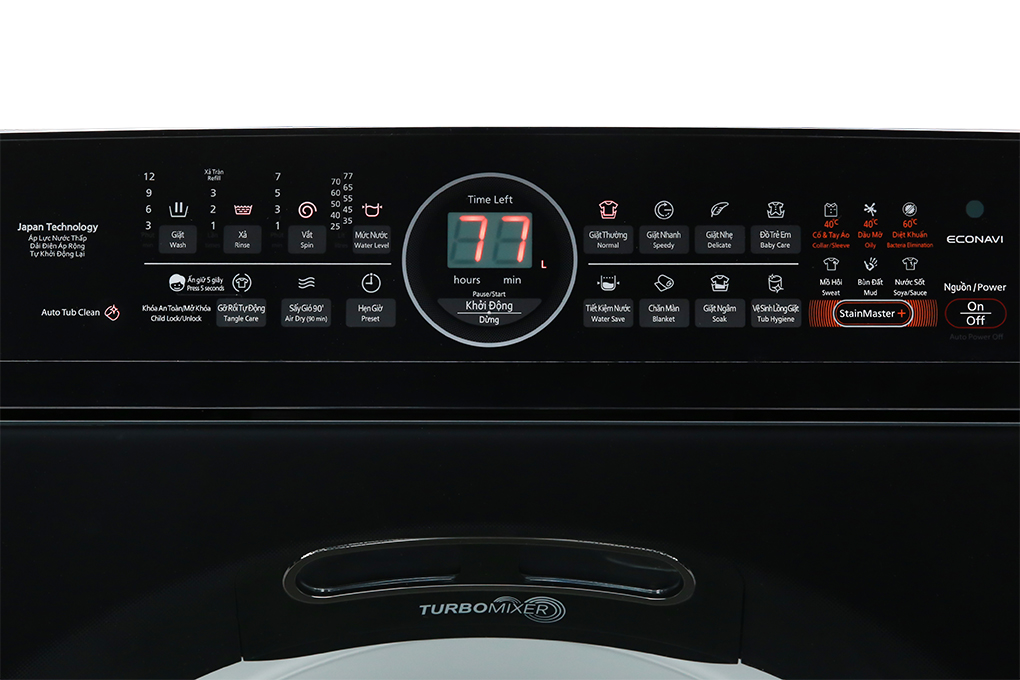Máy giặt Panasonic Inverter 12.5 Kg NA-FD12VR1BV Màu Đen