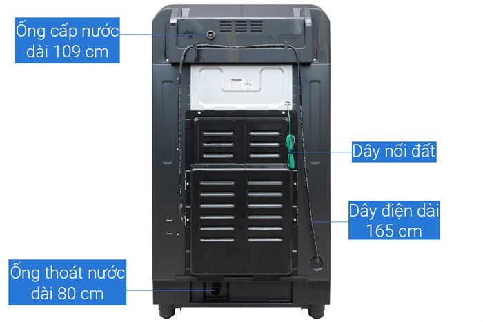 Máy giặt Panasonic Inverter 12.5 Kg NA-FD12VR1BV Màu Đen