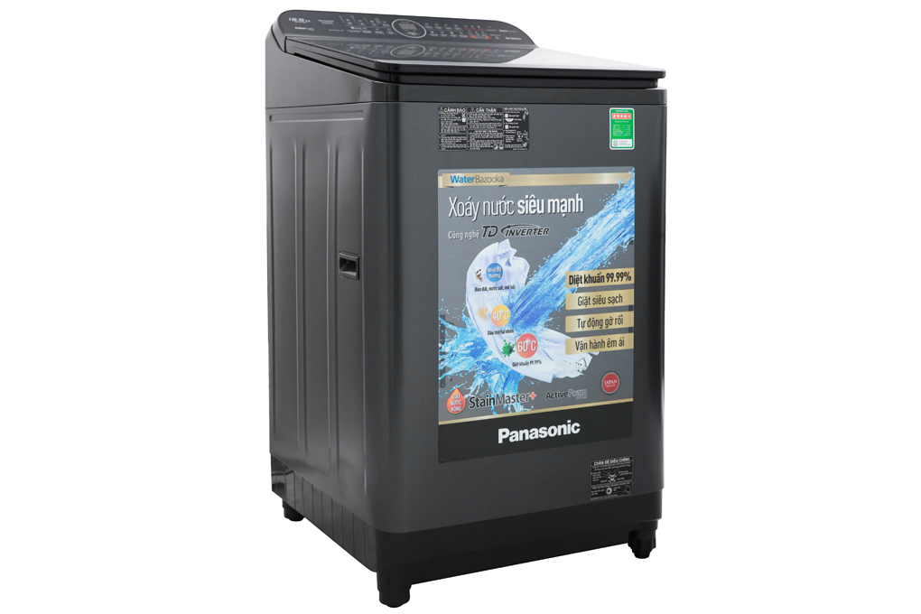Máy giặt Panasonic Inverter 12.5 Kg NA-FD12VR1BV Màu Đen