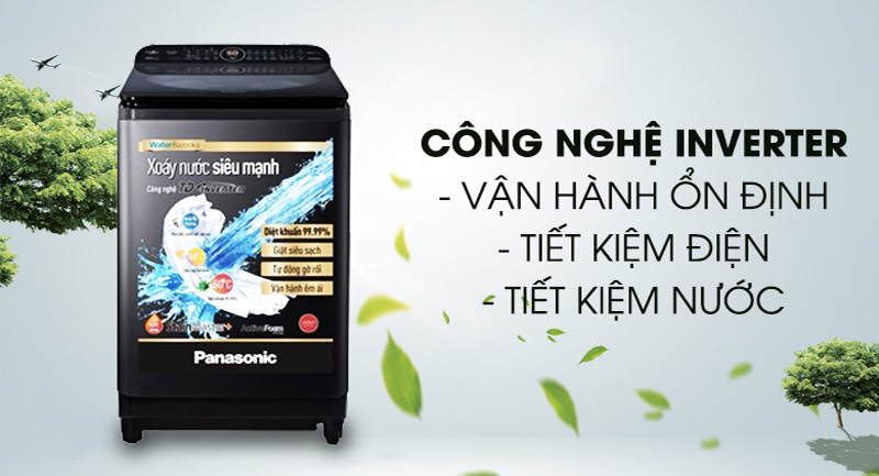 Máy giặt Panasonic Inverter 12.5 Kg NA-FD12VR1BV - Hiệu quả tiết kiệm điện với công nghệ Inverter Máy giặt Panasonic Inverter 12.5 Kg NA-FD12VR1BV - Hiệu quả tiết kiệm điện với công nghệ Inverter