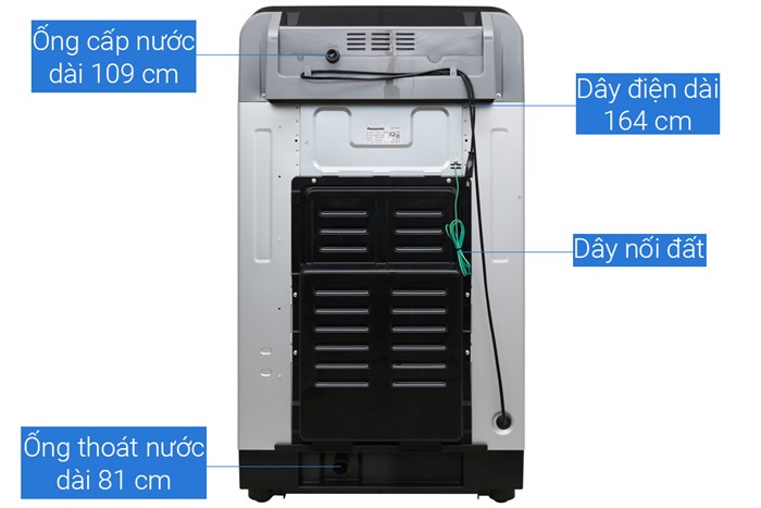 Máy giặt Panasonic Inverter 11.5 Kg NA-FD11XR1LV Màu Xám