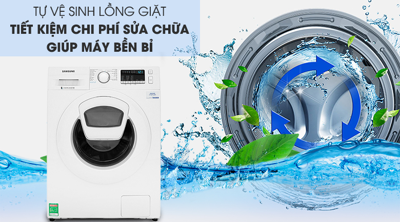 Máy giặt Samsung Addwash Inverter 10 Kg WW10K44G0YW/SV
