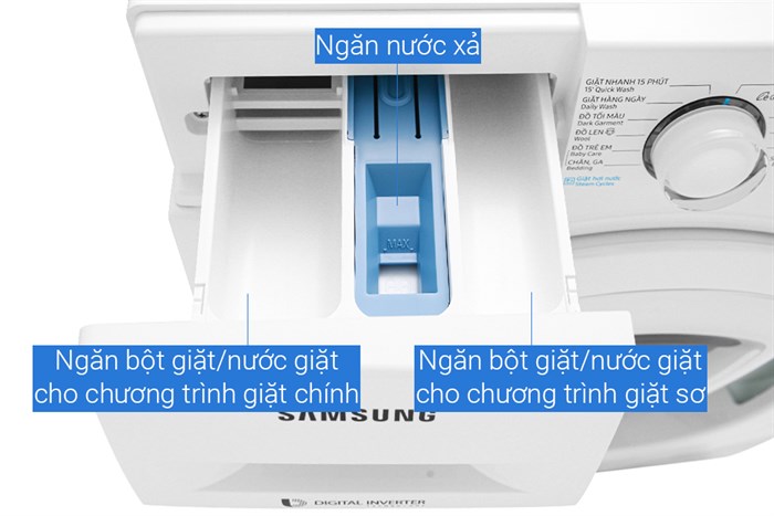 Máy giặt Samsung Addwash Inverter 10 Kg WW10K44G0YW/SV Màu Trắng