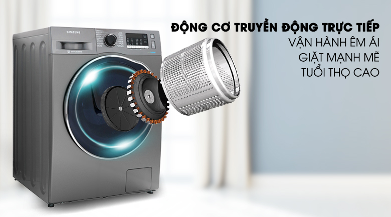 Máy giặt sấy Samsung AddWash Inverter giặt 9.5 kg - sấy 6 kg WD95K5410OX/SV - 6