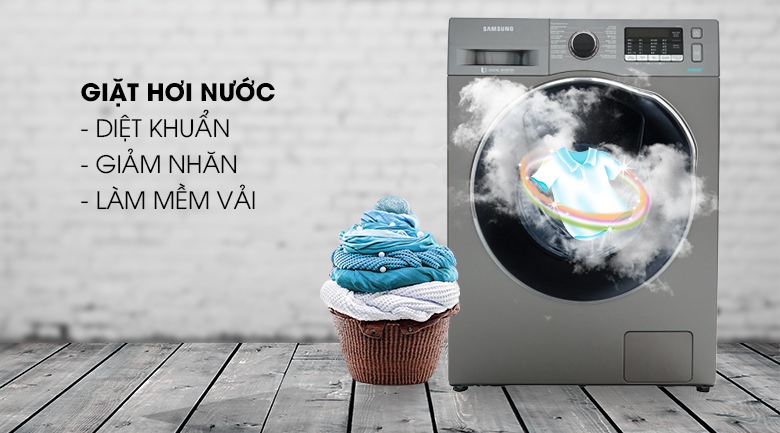 Máy giặt sấy Samsung AddWash Inverter giặt 9.5 kg - sấy 6 kg WD95K5410OX/SV - 5