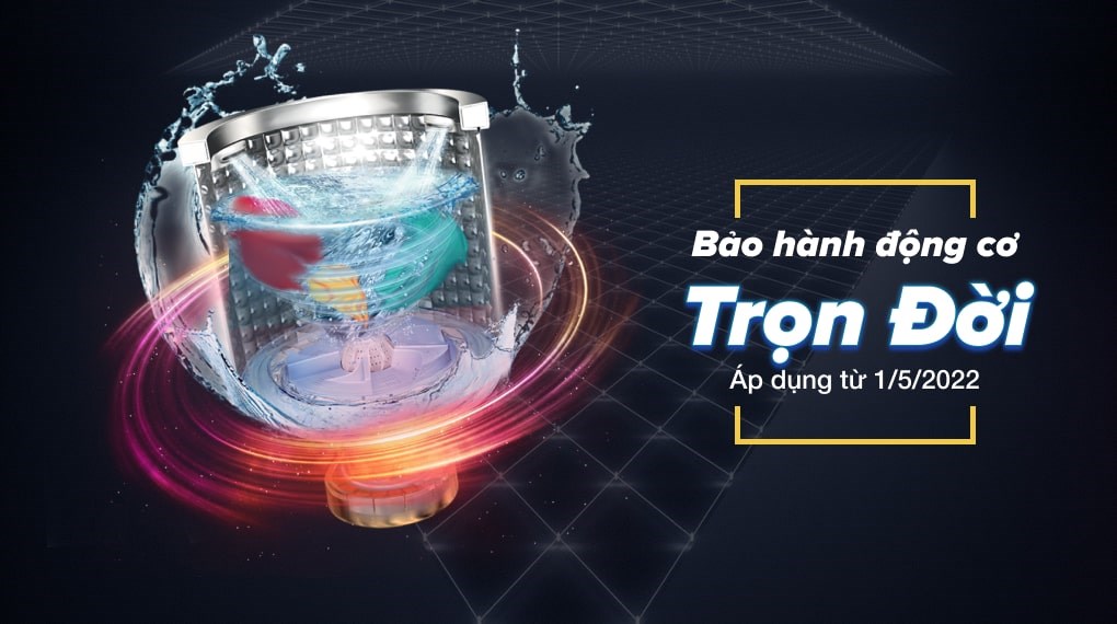 Máy giặt Aqua Inverter 12 Kg AQW-DR120CT S