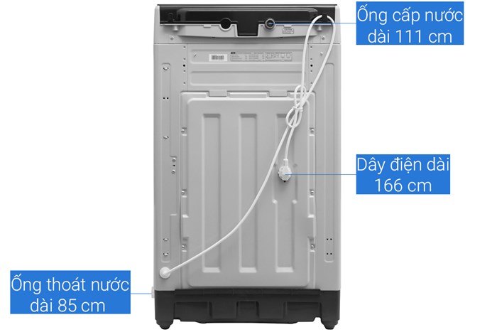 Máy giặt TCL 8 Kg TWA80-B302GM Màu Xám