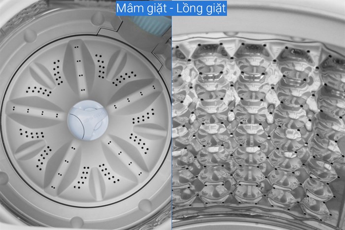 Máy giặt TCL 8 Kg TWA80-B302GM Màu Xám