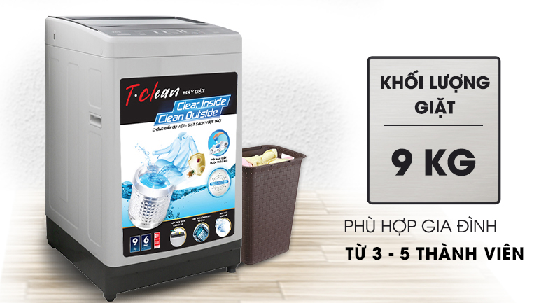 Máy giặt TCL 9 Kg TWA90-B302GM - 5