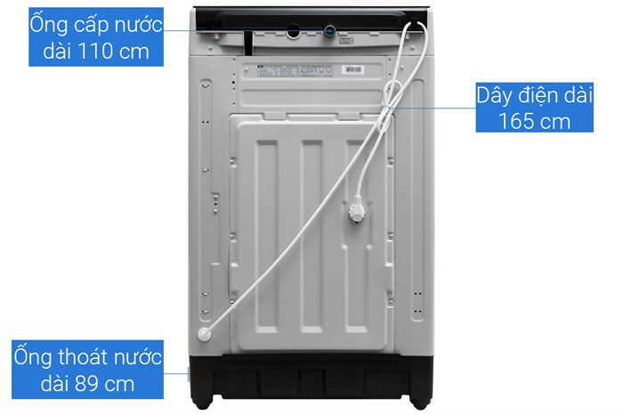 Máy giặt TCL 10 Kg TWA100-B302GM Màu Xám