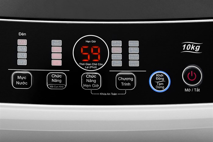 Máy giặt TCL 10 Kg TWA100-B302GM Màu Xám