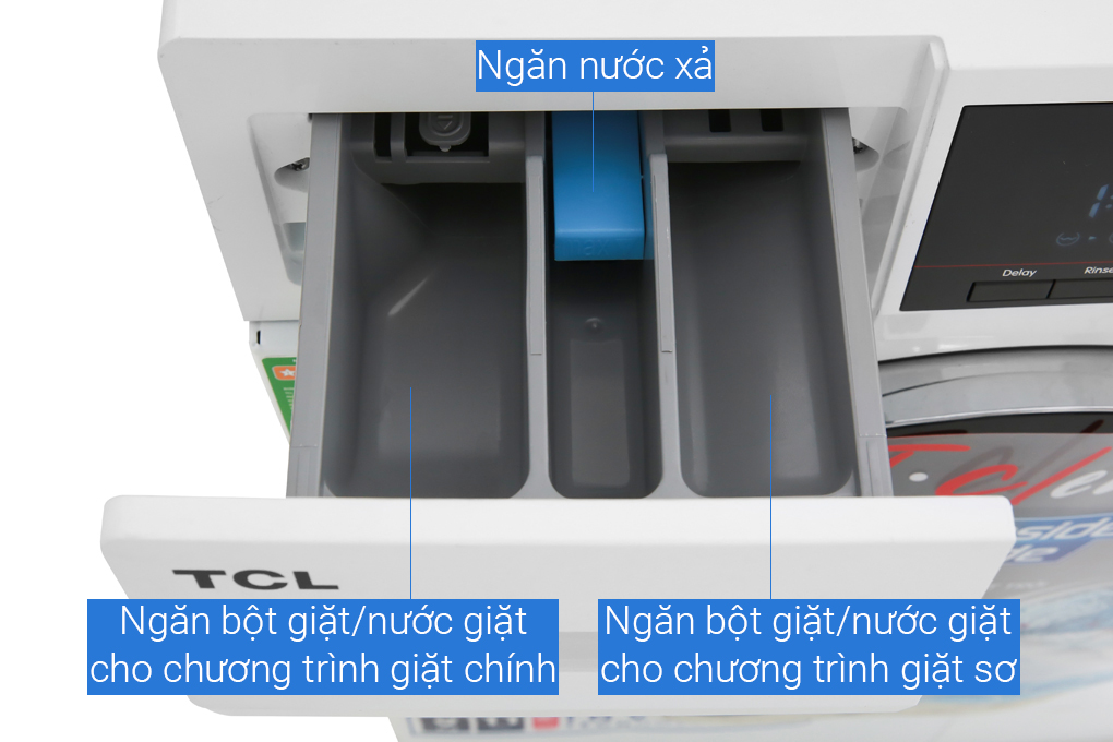 Máy giặt TCL Inverter 8 Kg TWF80-M14303DA03