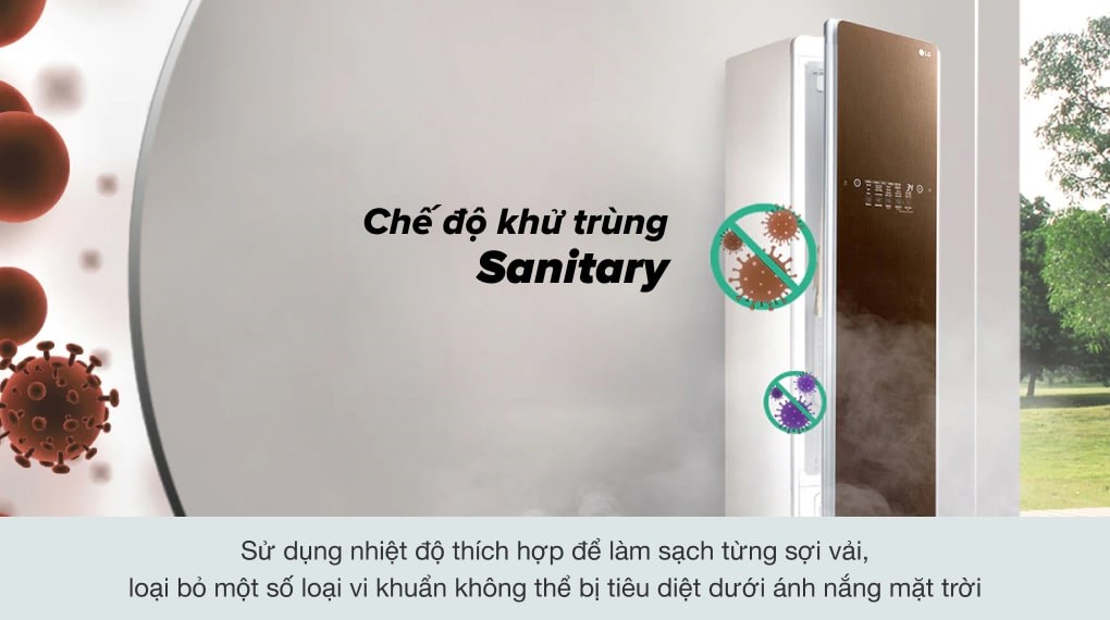 Tủ chăm sóc quần áo thông minh LG 3 móc Styler màu nâu S3RF