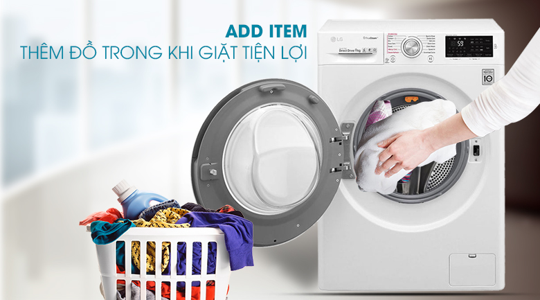 Máy giặt LG Inverter 8 kg FM1208N6W