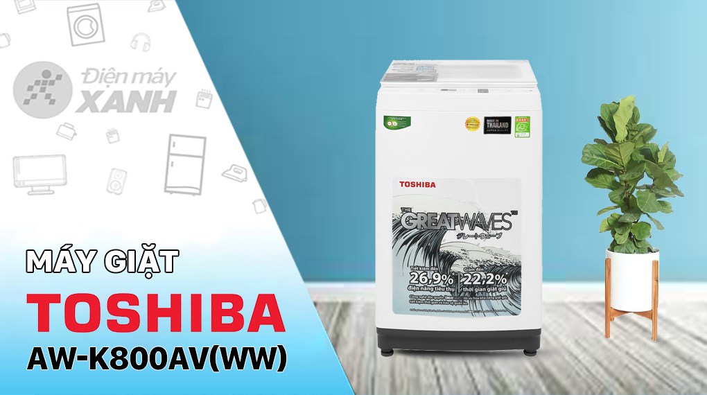 Máy giặt Toshiba 7 kg AW-K800AV(WW)