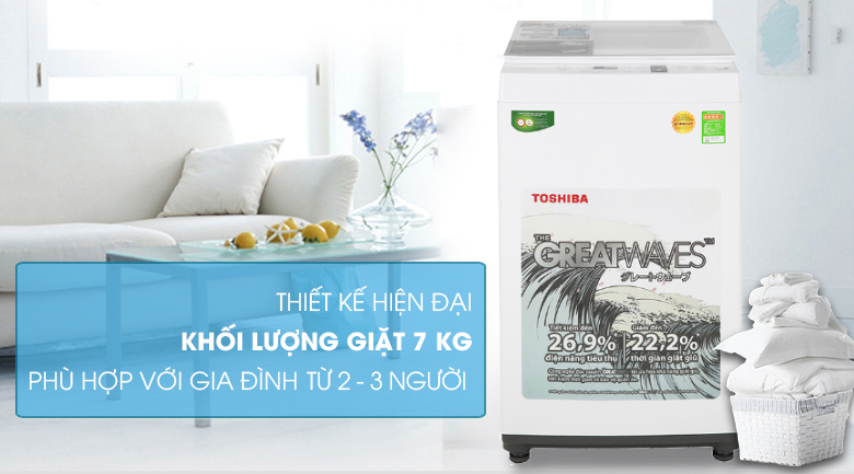 Máy giặt Toshiba 7 kg AW-K800AV(WW) - 12