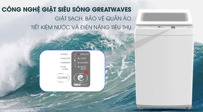 Greatwaves - Máy giặt Toshiba AW-K800AV(WW)