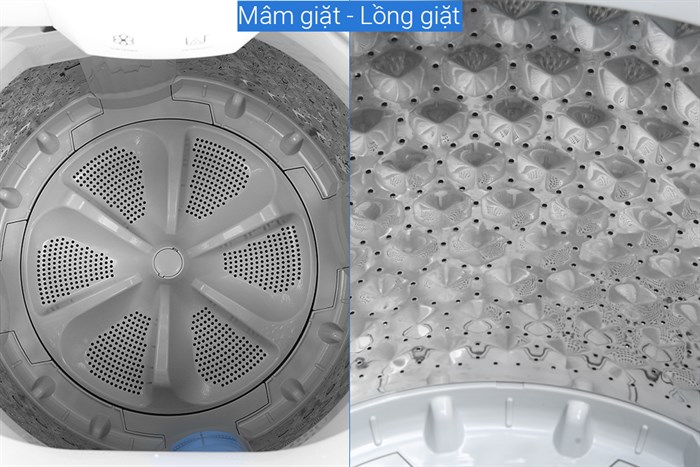 Máy giặt Toshiba 7 kg AW-K800AV(WW) Màu Trắng