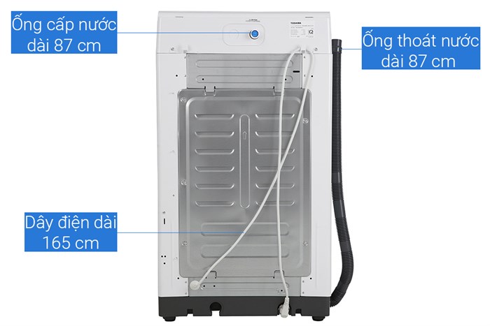 Máy giặt Toshiba 7 kg AW-K800AV(WW) Màu Trắng