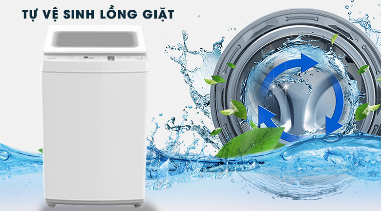 Vệ sinh lồng giặt - Máy giặt Toshiba 7 kg AW-K800AV(WW)