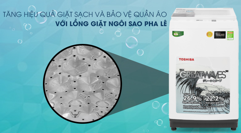 Máy giặt Toshiba 8 kg AW-K900DV(WW)