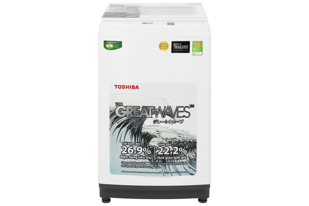 Máy giặt Toshiba 8 kg AW-K900DV(WW) Màu Trắng
