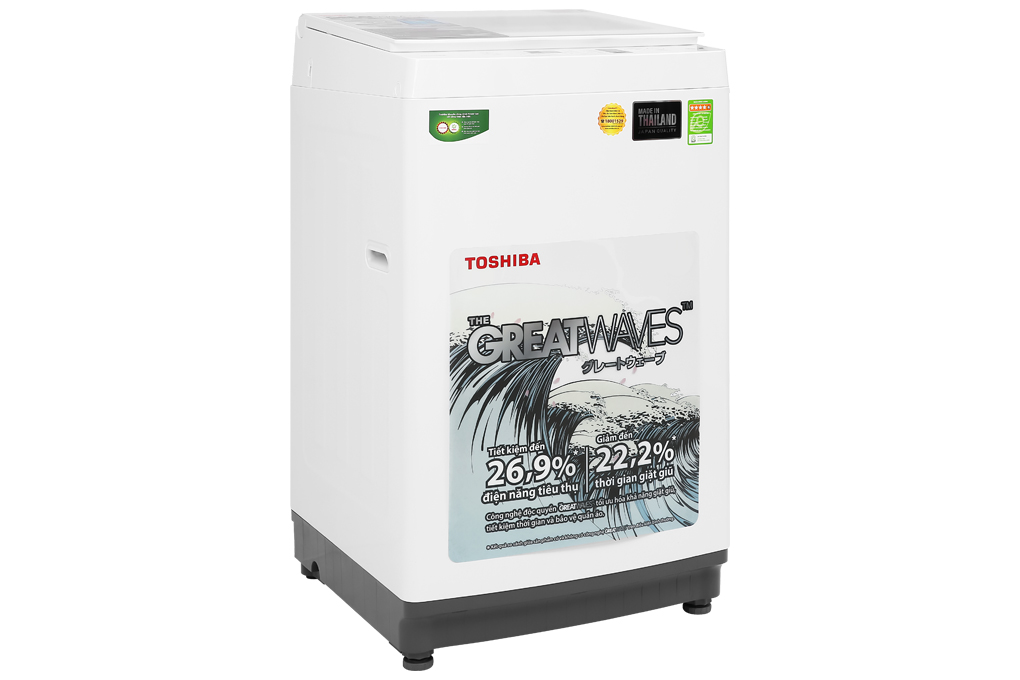 Máy giặt Toshiba 8 kg AW-K900DV(WW) Màu Trắng