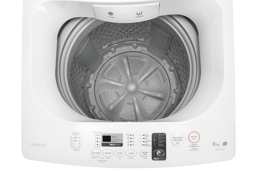 Máy giặt Toshiba 8 kg AW-K900DV(WW) Màu Trắng