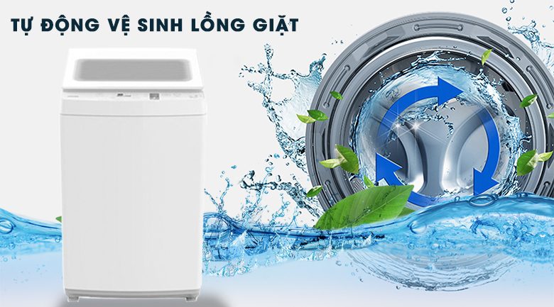 Tự vệ sinh lồng giặt - Máy giặt Toshiba 8 kg AW-K900DV(WW)