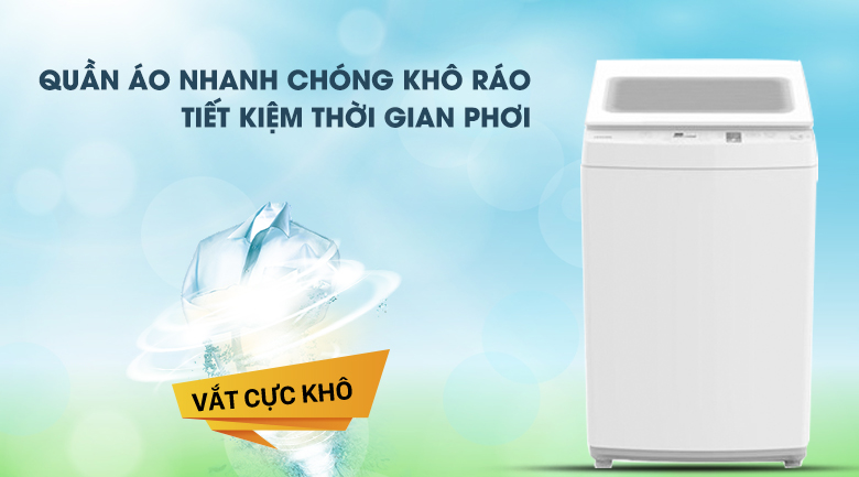 Vắt cực khô - Máy giặt Toshiba 8 kg AW-K900DV(WW)