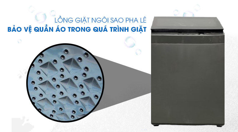 lồng giặt ngôi sao pha lê-máy giặt Toshiba 8 kg AW-K905DV