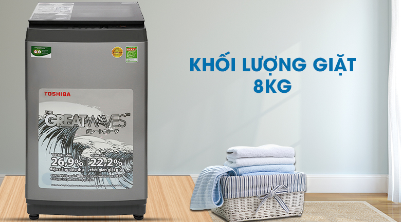 Máy giặt cửa trên AQUA AQW-S72CT (7.2 kg)