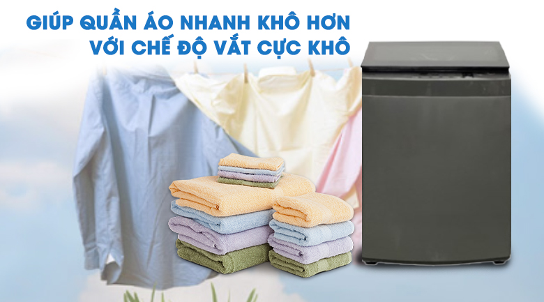 vắt cực khô-máy giặt Toshiba 8 kg AW-K905DV