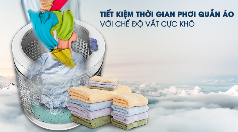 Vắt cực khô- máy giặt Toshiba 9 kg AW-K1005FV